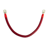 All red interconnection solar battery jumper cable