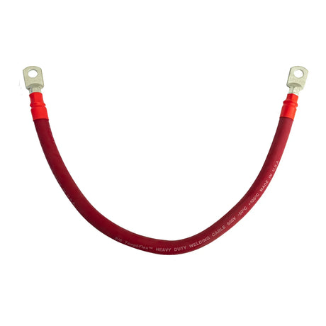All red interconnection solar battery jumper cable