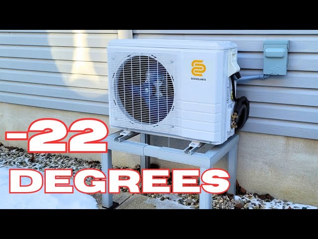 Do solar hybrid heat pumps operate at -22°C?